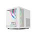 Gabinete Gamer C3Tech Aquarius, Mini Tower, Vidro Temperado, M-ATX, White, Sem Fonte, Sem Fan