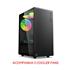 Gabinete Gamer C3Tech MT-G230BK, Mid Tower, Vidro Temperado, Sem Fonte, Com 3 Fans, ARGB, Preto