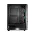 Gabinete gamer K-Mex CG-02C5, Mid Tower, 3 fans RGB, Vidro Temperado, Preto