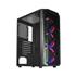 Gabinete gamer K-Mex CG-02C5, Mid Tower, 3 fans RGB, Vidro Temperado, Preto