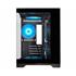 Gabinete Gamer K-Mex Space Aqua CG-10KN, Mini Tower, Vidro Temperado, Sem Fonte, Sem Fan, Preto