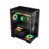Gabinete Gamer K-Mex Poseidon CG-12H5, Mid Tower, Vidro Temperado, Sem Fonte, Sem Fan, Preto