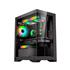 Gabinete Gamer K-Mex Poseidon CG-12H5, Mid Tower, Vidro Temperado, Sem Fonte, Sem Fan, Preto