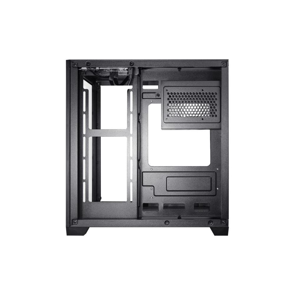 Gabinete Gamer K-Mex Space Y CG-413A, Mini Tower, Vidro Temperado, Sem Fonte, Sem Fan, Preto