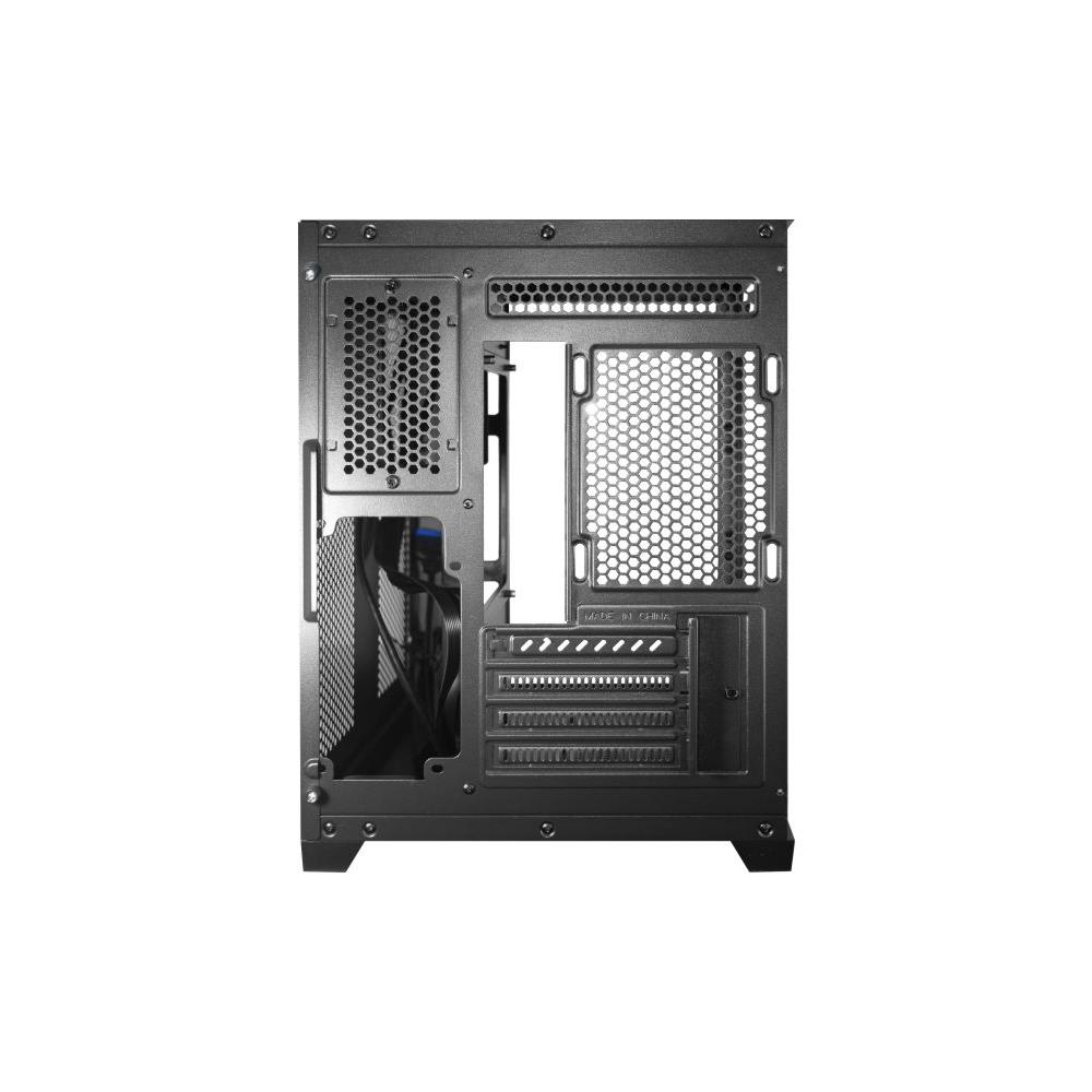 Gabinete Gamer K-Mex Space Y CG-413A, Mini Tower, Vidro Temperado, Sem Fonte, Sem Fan, Preto