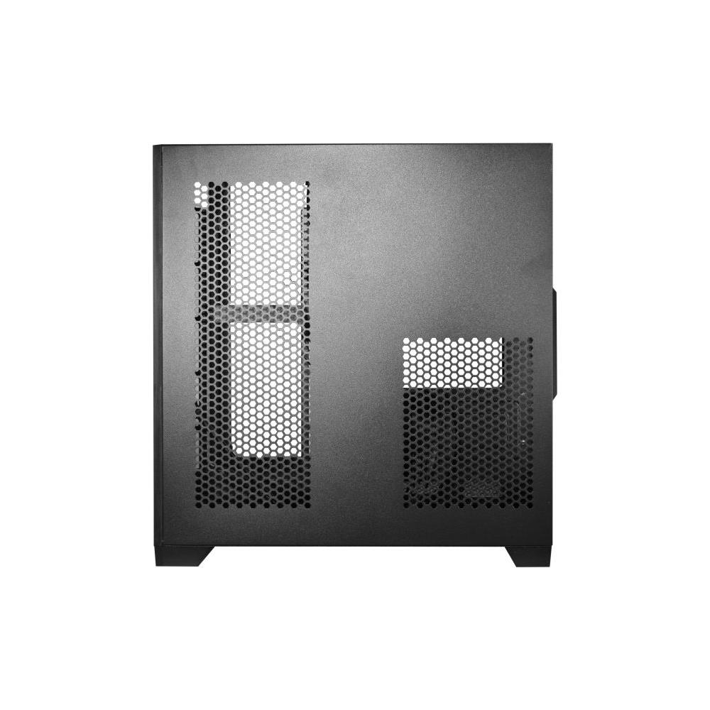 Gabinete Gamer K-Mex Space Y CG-413A, Mini Tower, Vidro Temperado, Sem Fonte, Sem Fan, Preto