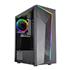 Gabinete Gamer K-MEX CG-XXAA, RGB, Mid Tower, Vidro Temperado, ATX, mATX, ITX, Preto