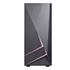Gabinete Gamer K-MEX KRATOS II, RGB, Mid Tower, Lateral de Acrílico, ATX, mATX, ITX, Preto