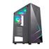 Gabinete Gamer K-MEX KRATOS II, RGB, Mid Tower, Lateral de Acrílico, ATX, mATX, ITX, Preto