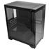 Gabinete Gamer K-Mex Poseidon II, Aquário, CG-01F9, mATX, ITX, Vidro temperado, Sem Fan, Sem Fonte, Preto