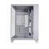 Gabinete Gamer K-Mex Space Aqua II CG-WN24, Mini Tower, Vidro Temperado, Sem Fonte, Sem Fan, Branco