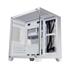 Gabinete Gamer K-Mex Space Aqua II CG-WN24, Mini Tower, Vidro Temperado, Sem Fonte, Sem Fan, Branco