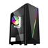 Gabinete Gamer K-Mex Master Yaiba 1 CG-05AA, Rainbow, Mid Tower, Vidro Temperado, Fan 120mm, ATX, mATX, ITX, Preto