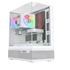 Gabinete Gamer Liketec Kingdom Snow, Mid Tower, Vidro Temperado, ATX, Sem Fonte, Sem Fans, Branco