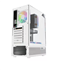 Gabinete Gamer Liketec Kingdom Snow, Mid Tower, Vidro Temperado, ATX, Sem Fonte, Sem Fans, Branco