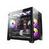 Gabinete Gamer Liketec Cube Kirra, RGB, Mid Tower, Vidro Temperado, mATX, Preto, Sem Fonte, Com 4 Fans