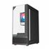 Gabinete Gamer Liketec Kingdom Snow, Mid Tower, Vidro Temperado, ATX, Sem Fonte, Sem Fans, Preto