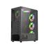 Gabinete Gamer Liketec Storm Mesh, Mid Tower, Vidro Temperado, Preto, Sem Fonte, Com 3 Fans