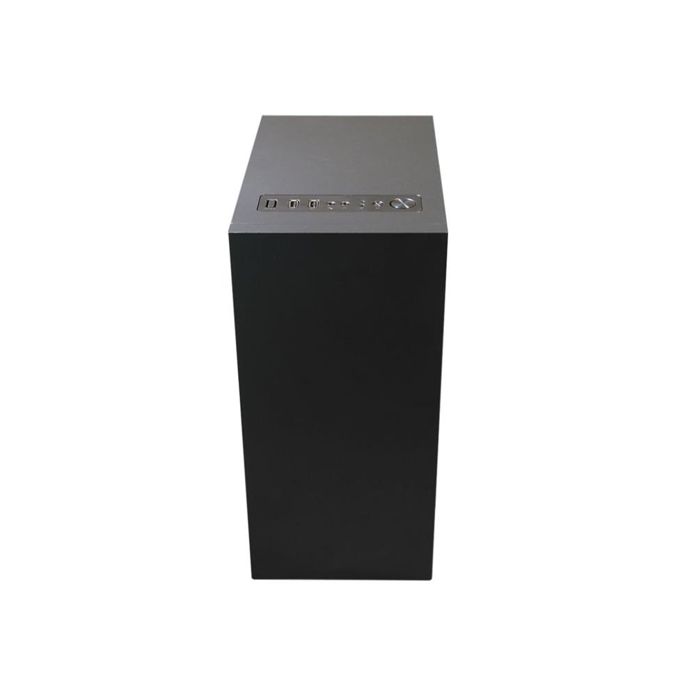 Gabinete Office Valianty PMAX 255-10, Micro-ATX, Mid-Tower, PCIe, Com Fonte, Preto