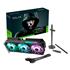 Placa de Vídeo Galax GeForce RTX 4070 Ti EX Gamer 1-Click OC V2, 12GB, GDDR6X, 192-Bit, ARGB, Preto
