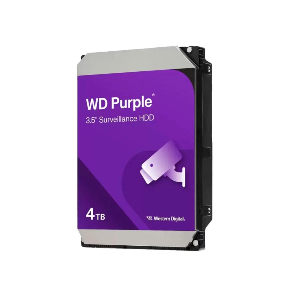 HD Interno para Vigilância, 4TB, WD, Purple, 5400RPM, SATA III, 128MB, 3,5", WD44PURZ