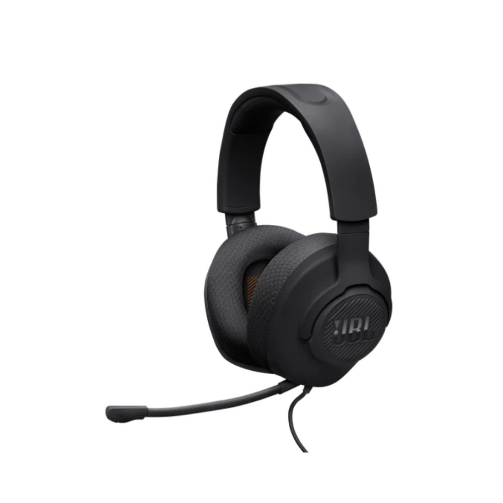Headset Gamer JBL Quantum 100M2 Com Fio P2 Driver 40mm Microfone Removível Preto