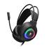 Headset Gamer New Hero Striker, Rainbow, Conector 3.5mm, Drivers de 50mm, Múltiplas Plataformas, Preto