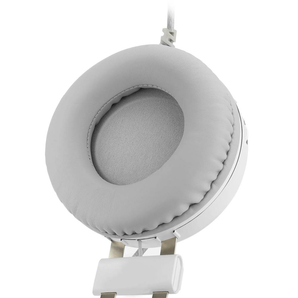 Headset Gamer Redragon Minos Lunar, Surround 7.1, Drivers 50mm, USB, Para PC e Notebook, Over-ear, Branco
