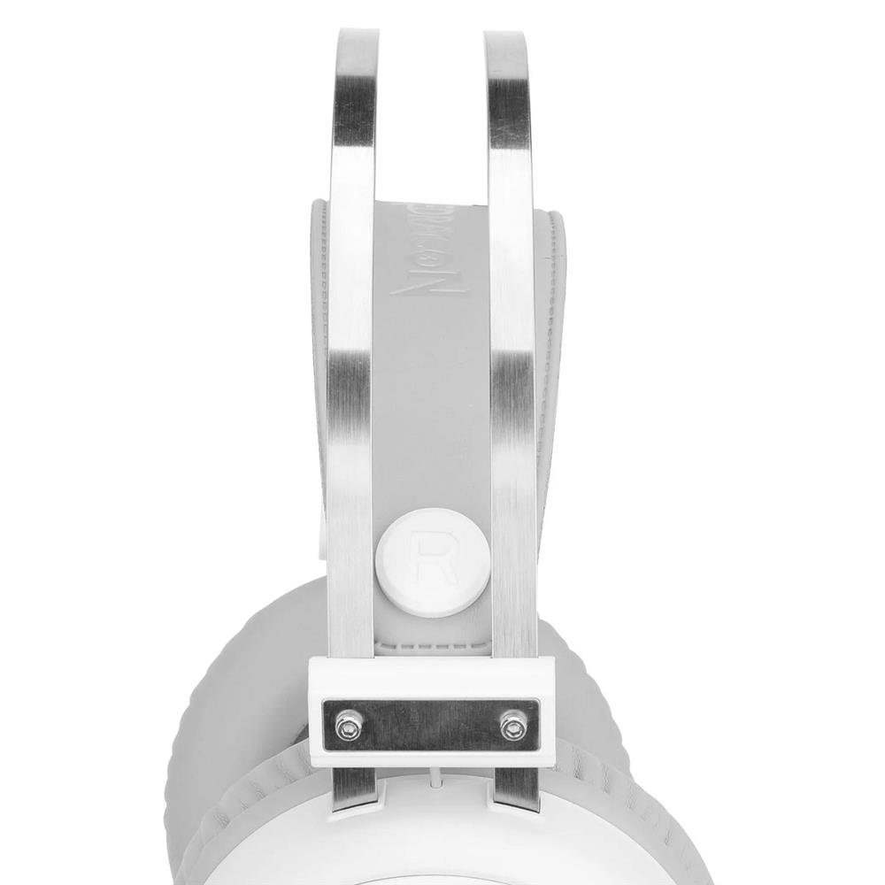 Headset Gamer Redragon Minos Lunar, Surround 7.1, Drivers 50mm, USB, Para PC e Notebook, Over-ear, Branco