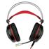 Headset Gamer Redragon Minos, Drivers 50mm, USB, para PC e Notebook, Over-ear, Preto e Vermelho