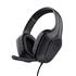 Headset Gamer Trust GXT 415 Zirox, Com Fio, Microfone, ABS, Couro Sintético, Preto