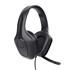 Headset Gamer Trust GXT 415 Zirox, Com Fio, Microfone, ABS, Couro Sintético, Preto