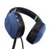 Headset Gamer Trust GXT 415B Zirox, Com Fio, Microfone, ABS, Couro Sintético, Azul