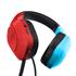 Headset Gamer Trust GXT 416S Zirox, Com Fio, ABS, Microfone, Couro Sintético, Azul e Vermelho