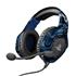 Headset Gamer Trust GXT 488 Forze-B, PS4 e PS5, Drivers 50mm, 3.5mm, Over-ear, Azul Camuflado