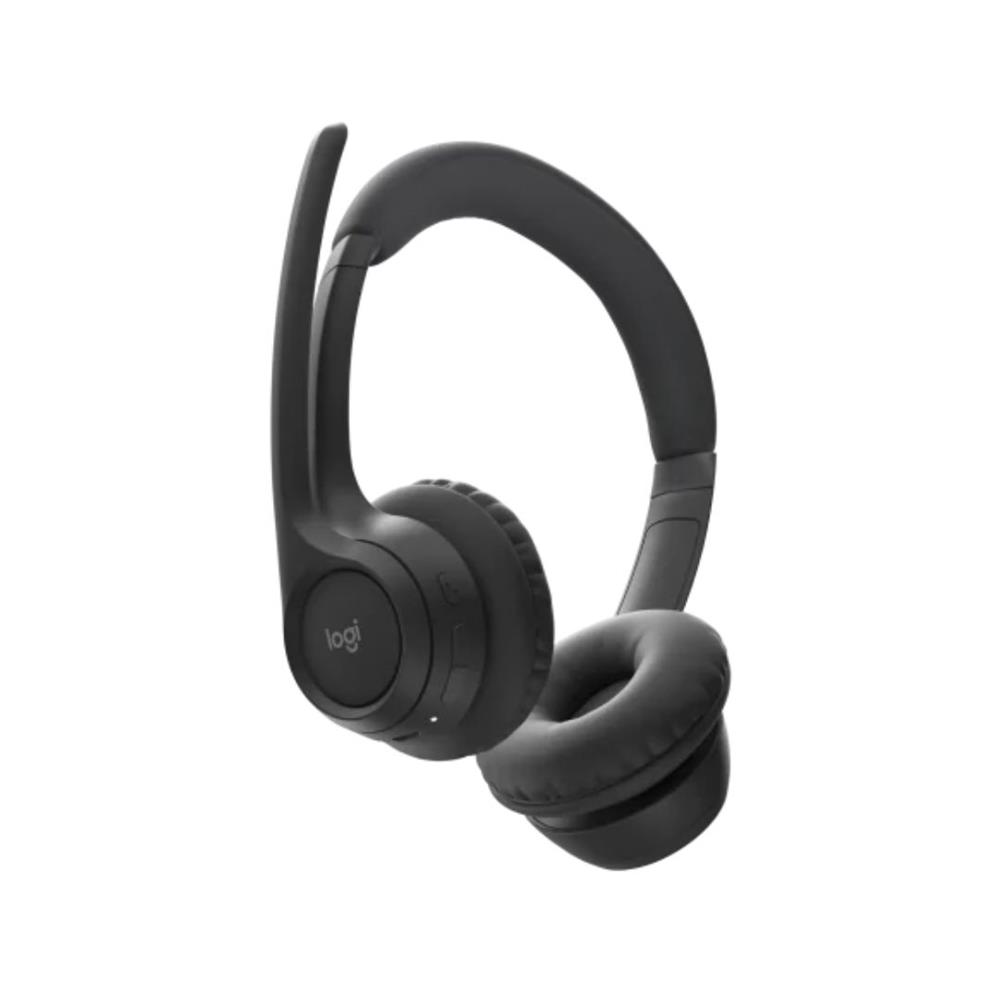 Headset Logitech Zone 300, Bluetooth, 16 h de fala, 20 h de áudio, Preto