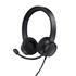 Headset Trust Ayda ENC, Com Fio, Microfone, USB-A, USB-C, ABS, Couro sintético, Preto