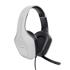 Headset Gamer Trust GXT 415W Zirox, Com Fio, Microfone, ABS, Couro Sintético, Branco