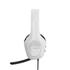 Headset Gamer Trust GXT 415W Zirox, Com Fio, Microfone, ABS, Couro Sintético, Branco