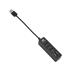 Hub USB C3tech, USB  2.0, 5 Portas, Preto