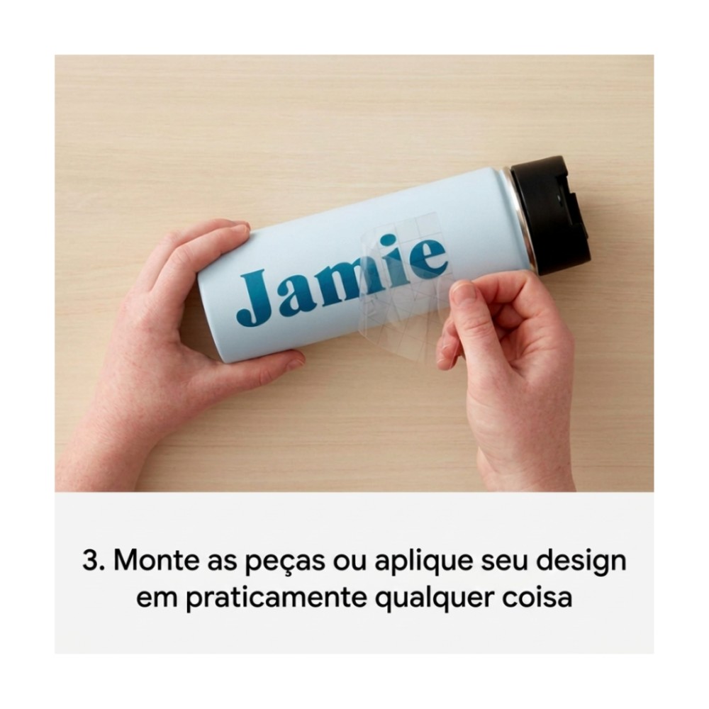 Kit Cricut Joy Iniciante Bundle, Máquina de Corte Inteligente, Bluetooth, Personalização, Azul