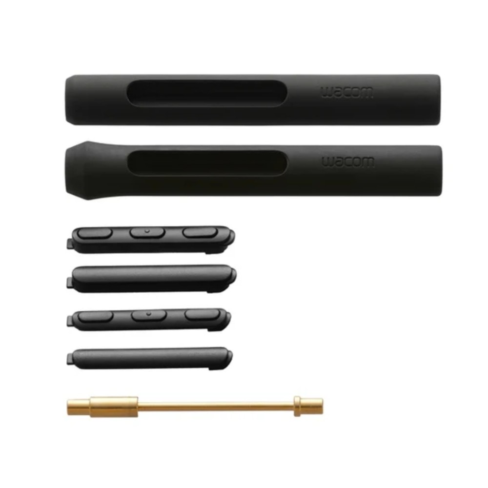 Kit de Personalização Wacom Pro Pen 3, ACK45601Z, Empunhaduras, Botões e Peso de Balanceamento