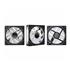 Kit Fan Cooler C/3 K-Mex Infinite Space AAQA, 120MM, Sleeve, RGB, Preto