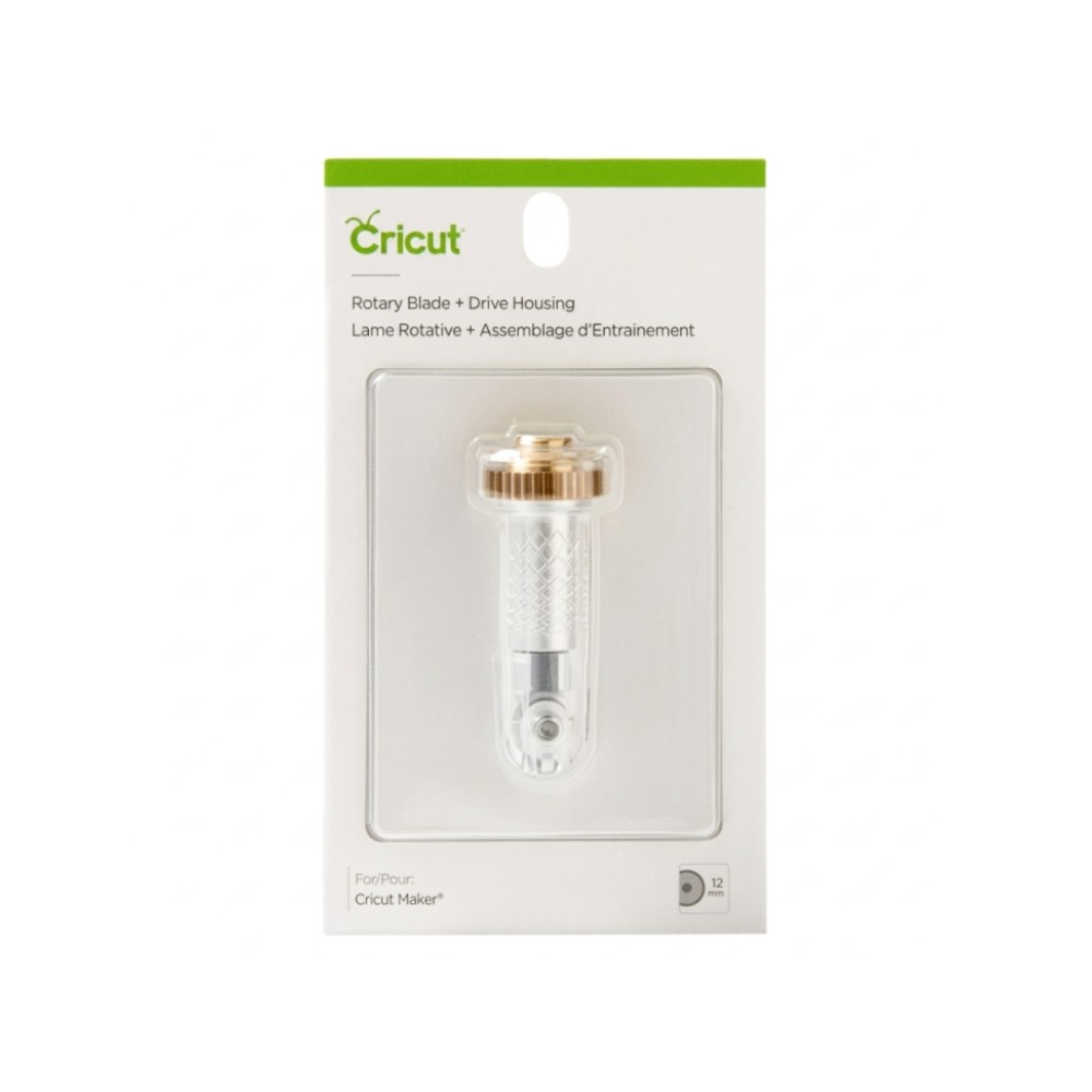 Kit Suporte e Lâmina Rotativa para Cricut Maker  para Tecidos e Feltros