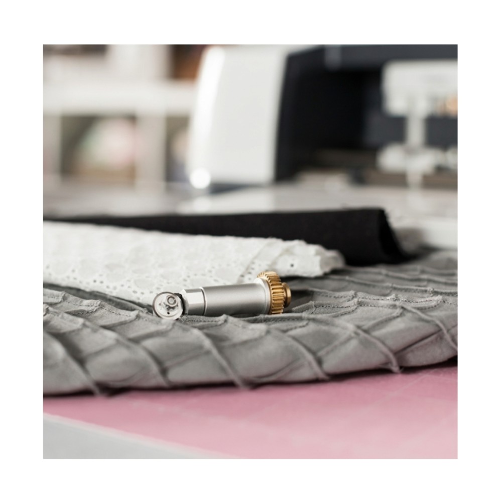 Kit Suporte e Lâmina Rotativa para Cricut Maker  para Tecidos e Feltros