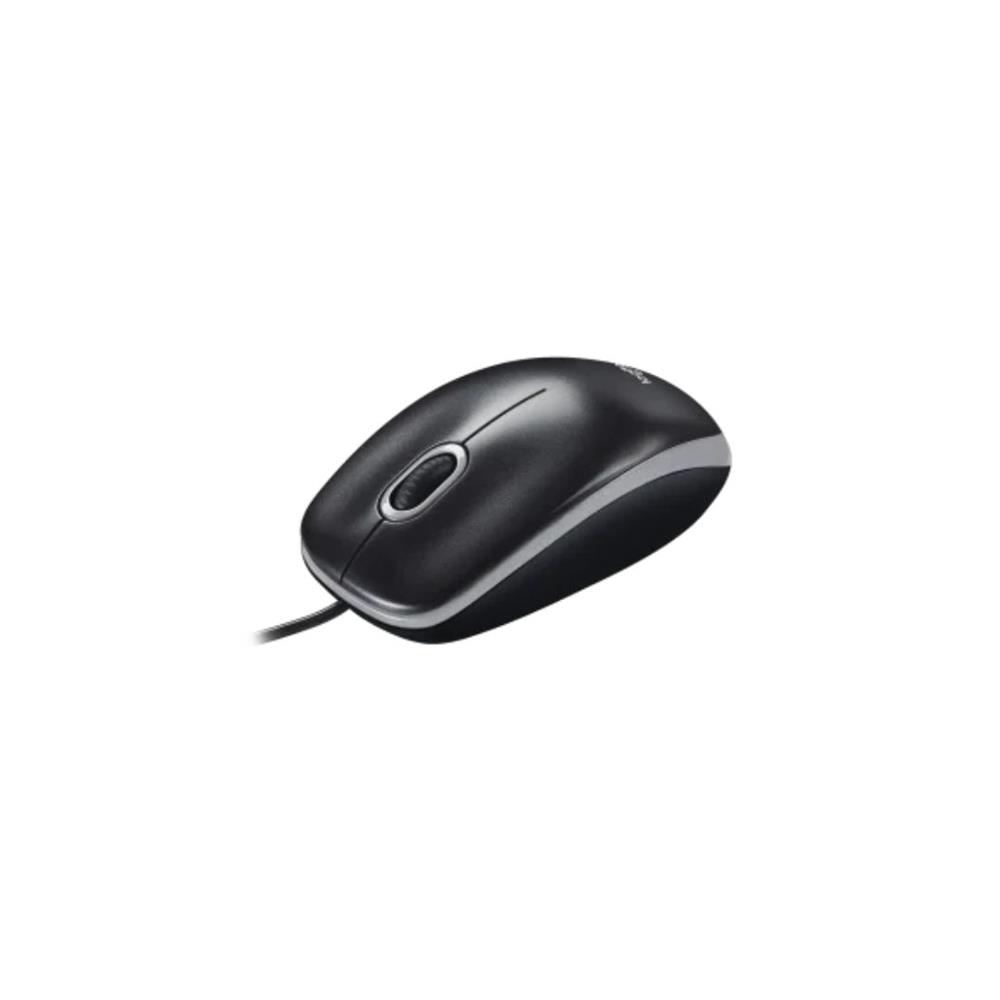 Kit teclado e mouse com fio, Logitech MK200, 1000 dpi, preto