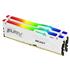 Memória DDR5 Kingston Fury Beast, RGB, 32GB (2x16GB), 6000Mhz, Branco, KF560C36BWEAK2-32