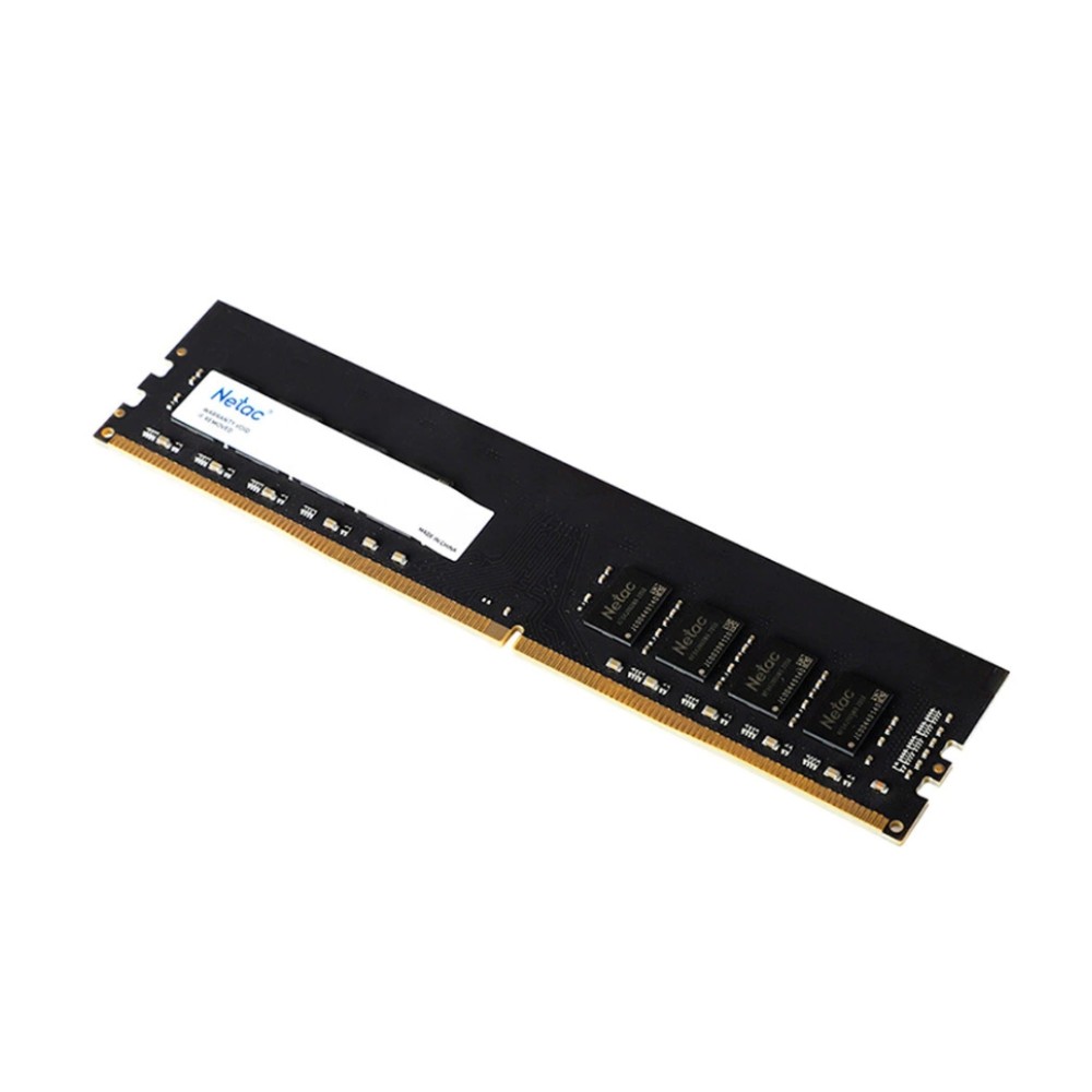 Memória RAM Netac 16GB, DDR4 3200MHz, UDIMM, CL16, PC4-25600, Basic