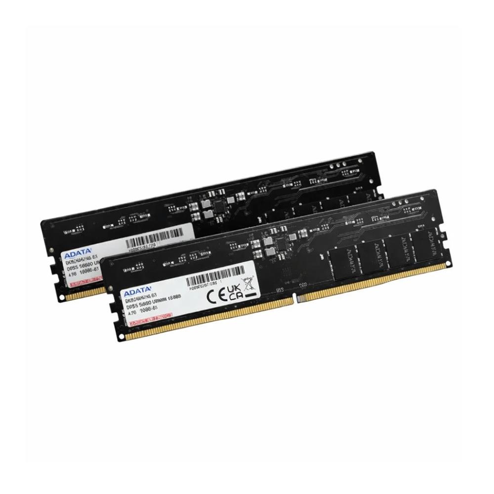 Memória RAM ADATA AD5U56008G-S, 8GB, DDR5 5600MHz, UDIMM, CL46, 1.1V, 288 Pinos, Preto