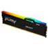 Memória Kingston Fury Beast RGB, 16GB, 6000MHz, DDR5, CL40, para Intel XMP, Preto